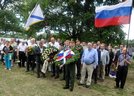 О церемонии возложения венков к монументу русским воинам на Луцавсале