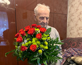 Par apsveikumu jubilejā Lielā Tēvijas kara veterānam J.Morzovam
